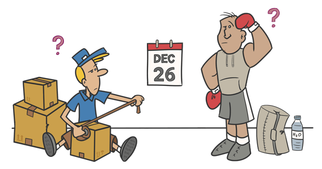 Boxing Day Cartoon